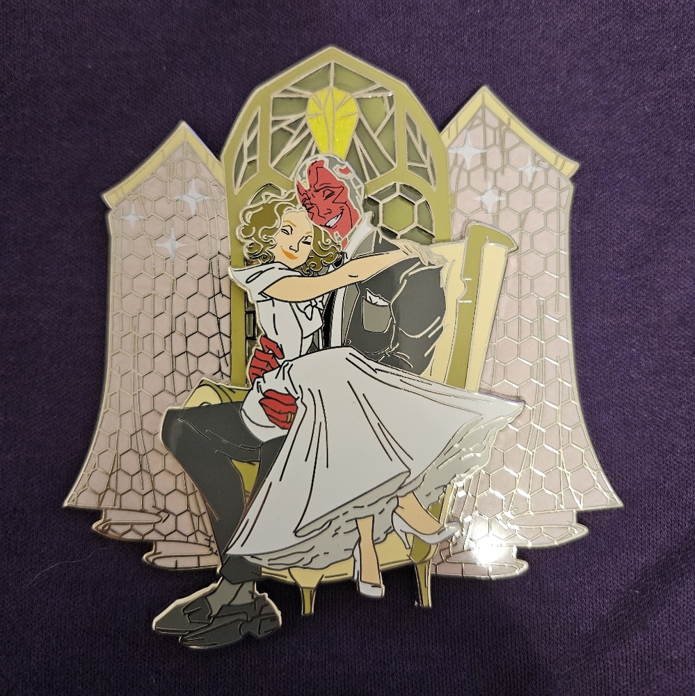"Cuddling Couples WandaVision" Fantasy Pin by Channizard